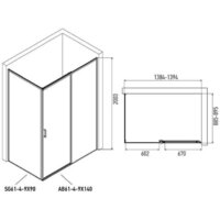 Душевая стенка Alex Baitler SG64B90 90x200 - Превью изображения №4 — Интернет-магазин Time-Shop