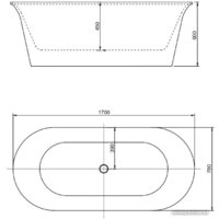 Ванна Aquanet Family Smart 170x78 00260053 - Превью изображения №2 — Интернет-магазин Time-Shop