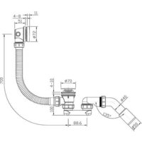Сифон Roxen R70C-GM - Превью изображения №13 — Интернет-магазин Time-Shop