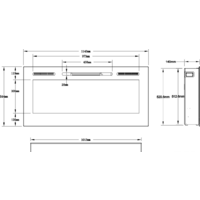 Электрокамин Aflamo Majestic 45 (черный) - Превью изображения №5 — Интернет-магазин Time-Shop