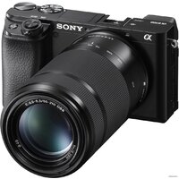 Беззеркальный фотоаппарат Sony Alpha a6100 Double Kit 16-50mm + 55-210mm (черный) - Превью изображения №2 — Интернет-магазин Time-Shop
