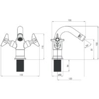 Смеситель Deante Temisto Nero BQT N31D - Превью изображения №5 — Интернет-магазин Time-Shop