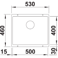 Кухонная мойка Blanco Rotan 500-U 526098 (черный) - Превью изображения №2 — Интернет-магазин Time-Shop
