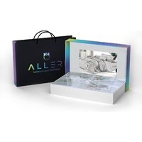 Евромакси комплект постельного белья Alleri Сатин Premium Евро Max СП-304 - Превью изображения №4 — Интернет-магазин Time-Shop