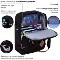 Городской рюкзак BRAUBERG Friendly 270089 - Превью изображения №4 — Интернет-магазин Time-Shop