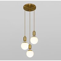 Подвесная люстра Евросвет Bubble 50151/3 (латунь) - Превью изображения №2 — Интернет-магазин Time-Shop