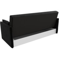 Диван Лига диванов Лига-018 117849 (велюр черный) - Превью изображения №8 — Интернет-магазин Time-Shop