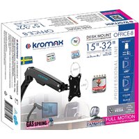 Кронштейн для монитора Kromax OFFICE-8 (черный) - Превью изображения №2 — Интернет-магазин Time-Shop