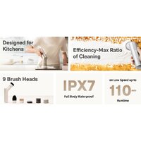 Щетка для мытья посуды Hoto Electric Kitchen Scrubber - Превью изображения №2 — Интернет-магазин Time-Shop