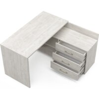 Стол MyStar Кросс ИВ-120.01.00 (дуб бонифаций/белый) - Превью изображения №2 — Интернет-магазин Time-Shop