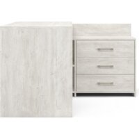 Стол MyStar Кросс ИВ-120.01.00 (дуб бонифаций/белый) - Превью изображения №4 — Интернет-магазин Time-Shop