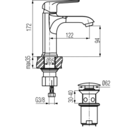 Смеситель Valvex Aurora Rose Gold 2445200 - Превью изображения №2 — Интернет-магазин Time-Shop