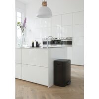 Система сортировки мусора Brabantia Bo Pedal Bin 2 x 30 л (черный матовый) - Превью изображения №16 — Интернет-магазин Time-Shop