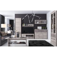 Тумба Anrex Jazz RTV 1D1SN (каштан найроби-оникс) - Превью изображения №3 — Интернет-магазин Time-Shop