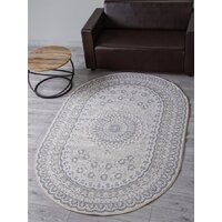 Ковер для жилой комнаты Merinos Cuba F399-OVAL-BEIGE (1х2) - Превью изображения №3 — Интернет-магазин Time-Shop