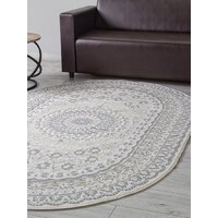 Ковер для жилой комнаты Merinos Cuba F399-OVAL-BEIGE (1х2) - Превью изображения №6 — Интернет-магазин Time-Shop