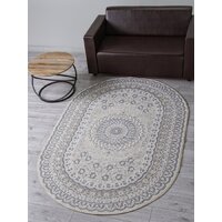 Ковер для жилой комнаты Merinos Cuba F399-OVAL-BEIGE (1х2) - Превью изображения №2 — Интернет-магазин Time-Shop