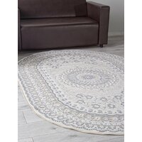 Ковер для жилой комнаты Merinos Cuba F399-OVAL-BEIGE (1х2) - Превью изображения №5 — Интернет-магазин Time-Shop