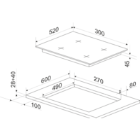 Варочная панель Hansa BHKW330300 - Превью изображения №2 — Интернет-магазин Time-Shop