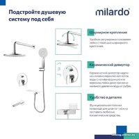 Душевая система  Milardo Rora RORSB03M68 - Превью изображения №9 — Интернет-магазин Time-Shop