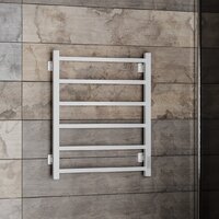 Полотенцесушитель Roxen Square BK-109SW-6T 11050-5365W (белый) - Превью изображения №3 — Интернет-магазин Time-Shop