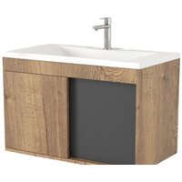 Дабер Тумба под умывальник 014 Cersanit Como 70 Т14.7C.0.22 (дуб галифакс/серый)