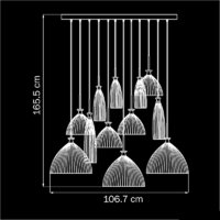 Подвесная люстра Lightstar 810223 - Превью изображения №2 — Интернет-магазин Time-Shop