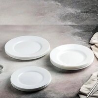 Набор тарелок Luminarc Plumi V5586 (18шт, белый) - Превью изображения №5 — Интернет-магазин Time-Shop