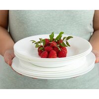 Набор тарелок Luminarc Plumi V5586 (18шт, белый) - Превью изображения №8 — Интернет-магазин Time-Shop