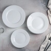 Набор тарелок Luminarc Plumi V5586 (18шт, белый) - Превью изображения №6 — Интернет-магазин Time-Shop