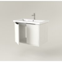  Дабер Тумба под умывальник 018 WeltWasser Deilbach 7517-60 Т18.6W.0.5Ч (белый древесный/ручка черная) - Превью изображения №2 — Интернет-магазин Time-Shop