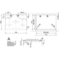Варочная панель Smeg PV275B - Превью изображения №6 — Интернет-магазин Time-Shop