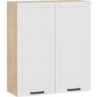 Трия Лорас 1ВВ8 с двумя дверями (дуб крафт золотой/холст белый)