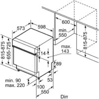Встраиваемая посудомоечная машина Bosch Serie 4 SMI4ECS28E - Превью изображения №6 — Интернет-магазин Time-Shop