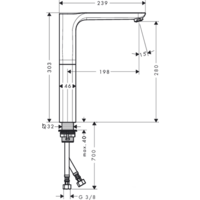 Смеситель Axor Urquiola 11035000 - Превью изображения №2 — Интернет-магазин Time-Shop