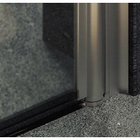 Душевая дверь MaybahGlass 198x80 MGD-808-5 (сатин стекло/хром матовый) - Превью изображения №3 — Интернет-магазин Time-Shop