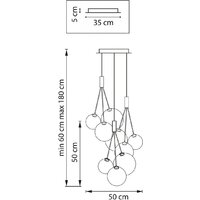 Подвесная люстра Lightstar Sferetta 801090 - Превью изображения №9 — Интернет-магазин Time-Shop