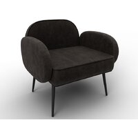 Интерьерное кресло Лига диванов Лига-086 132445 (велюр Brut 17 коричневый) - Превью изображения №6 — Интернет-магазин Time-Shop