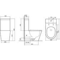 Унитаз напольный Triton Pro Corso CO-3906 - Превью изображения №12 — Интернет-магазин Time-Shop