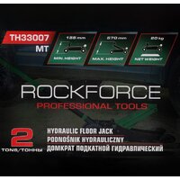 Подкатной домкрат RockForce RF-TH33007 MT - Превью изображения №4 — Интернет-магазин Time-Shop