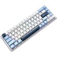 Клавиатура Ajazz AK680 Max (белый/голубой/темно-синий) - Превью изображения №4 — Интернет-магазин Time-Shop