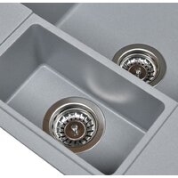 Кухонная мойка Wisent 580-29WQ (с сифоном GER011) - Превью изображения №10 — Интернет-магазин Time-Shop