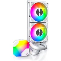 Система жидкостного охлаждения для процессора Montech HyperFlow ARGB 240 (белый) - Превью изображения №2 — Интернет-магазин Time-Shop