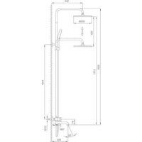 Душевая система  Gappo G2406-3 - Превью изображения №4 — Интернет-магазин Time-Shop