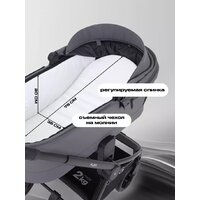 Универсальная коляска Rant Flex 3в1 RA077 (графит) - Превью изображения №6 — Интернет-магазин Time-Shop