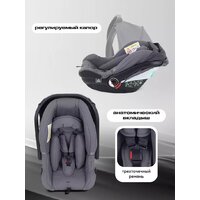 Универсальная коляска Rant Flex 3в1 RA077 (графит) - Превью изображения №15 — Интернет-магазин Time-Shop