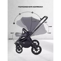 Универсальная коляска Rant Flex 3в1 RA077 (графит) - Превью изображения №10 — Интернет-магазин Time-Shop