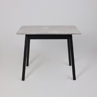 Кухонный стол Мамадома Tirk radial-94 раздвижной 94-126х64 (серый сланец/черный) - Превью изображения №19 — Интернет-магазин Time-Shop