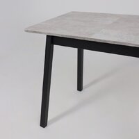 Кухонный стол Мамадома Tirk radial-94 раздвижной 94-126х64 (серый сланец/черный) - Превью изображения №12 — Интернет-магазин Time-Shop