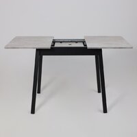 Кухонный стол Мамадома Tirk radial-94 раздвижной 94-126х64 (серый сланец/черный) - Превью изображения №20 — Интернет-магазин Time-Shop